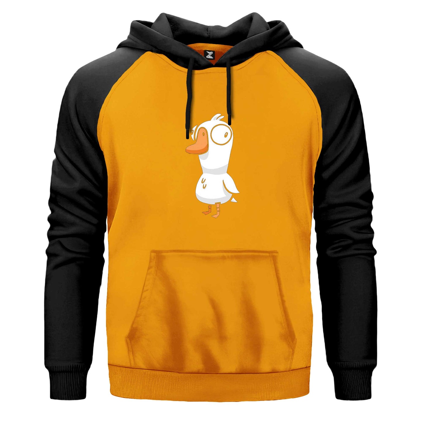 Goose Goose Duck Renkli Reglan Kol Sweatshirt Kapşonlu