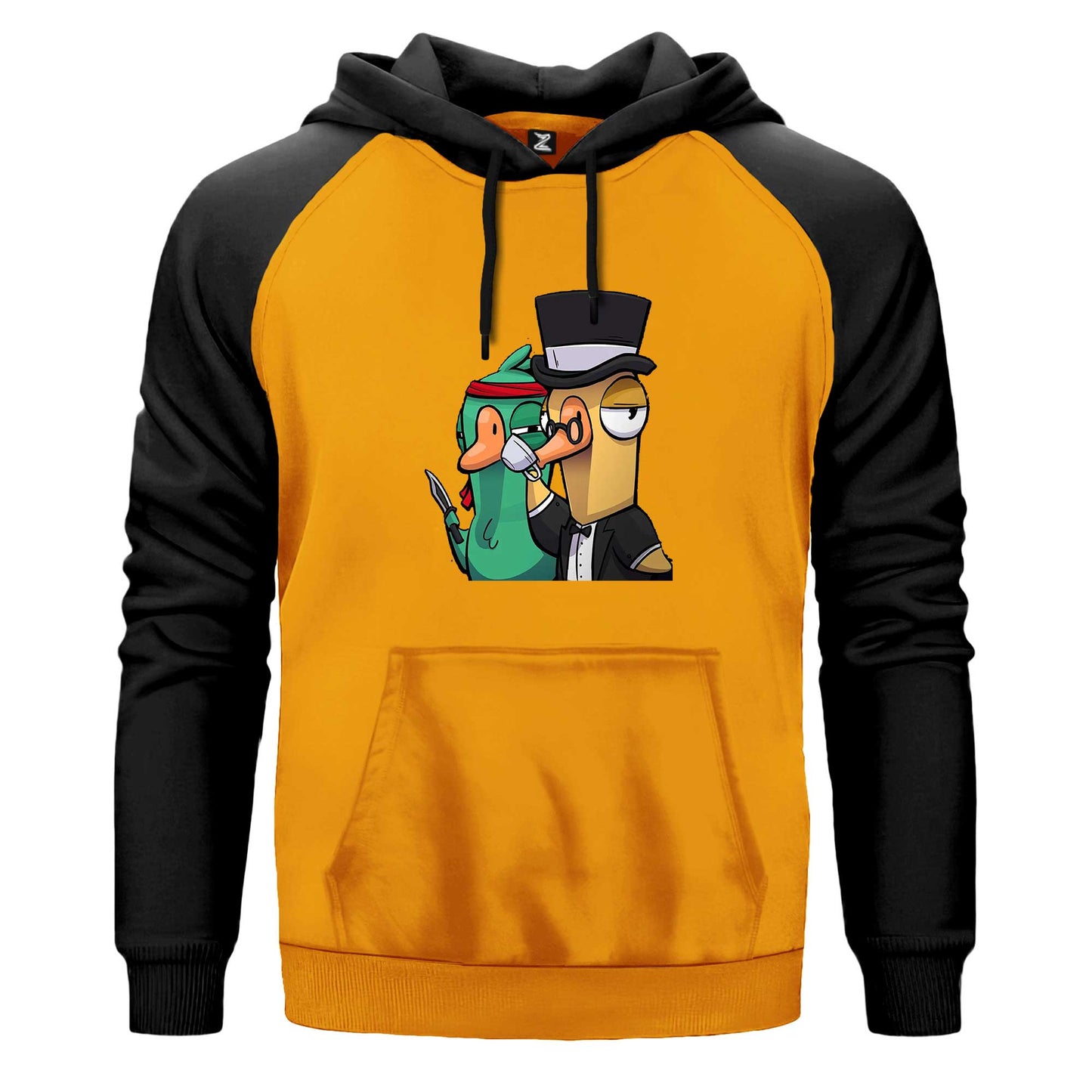 Goose Goose Duck Katil Renkli Reglan Kol Sweatshirt Kapşonlu