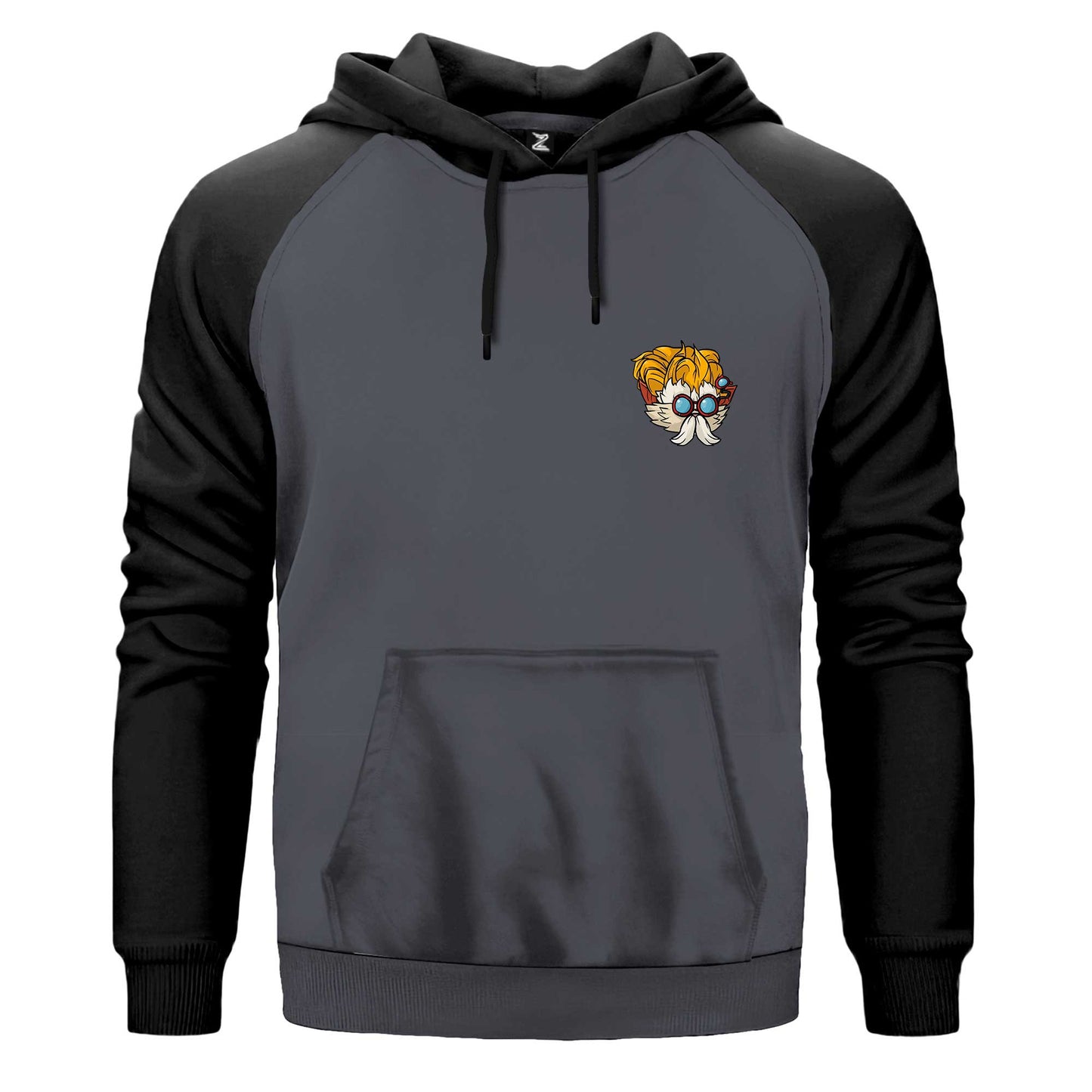 League Of Legends Heimerdinger Renkli Reglan Kol Sweatshirt Kapşonlu