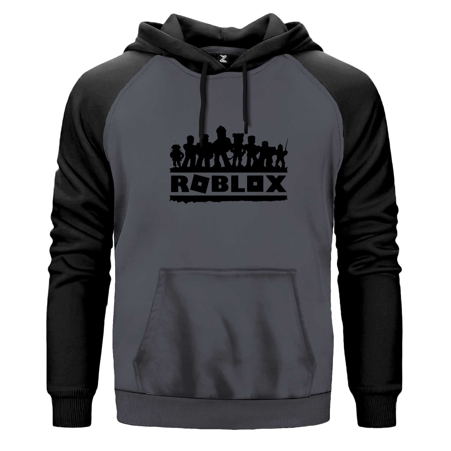 Roblox Text Renkli Reglan Kol Sweatshirt Kapşonlu