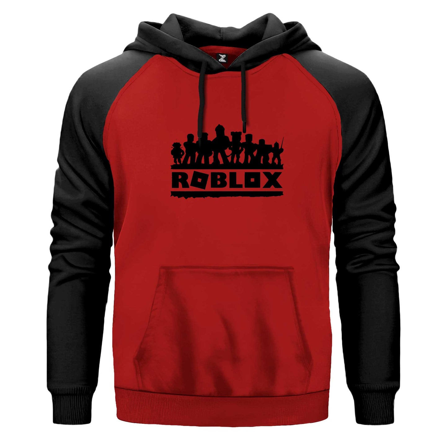 Roblox Text Renkli Reglan Kol Sweatshirt Kapşonlu