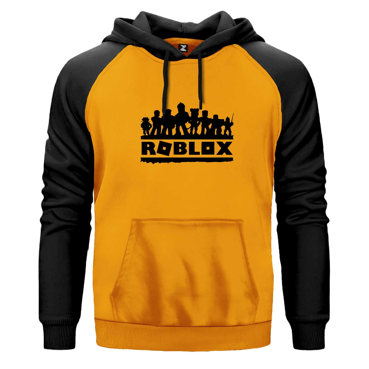 Roblox Text Renkli Reglan Kol Sweatshirt Kapşonlu