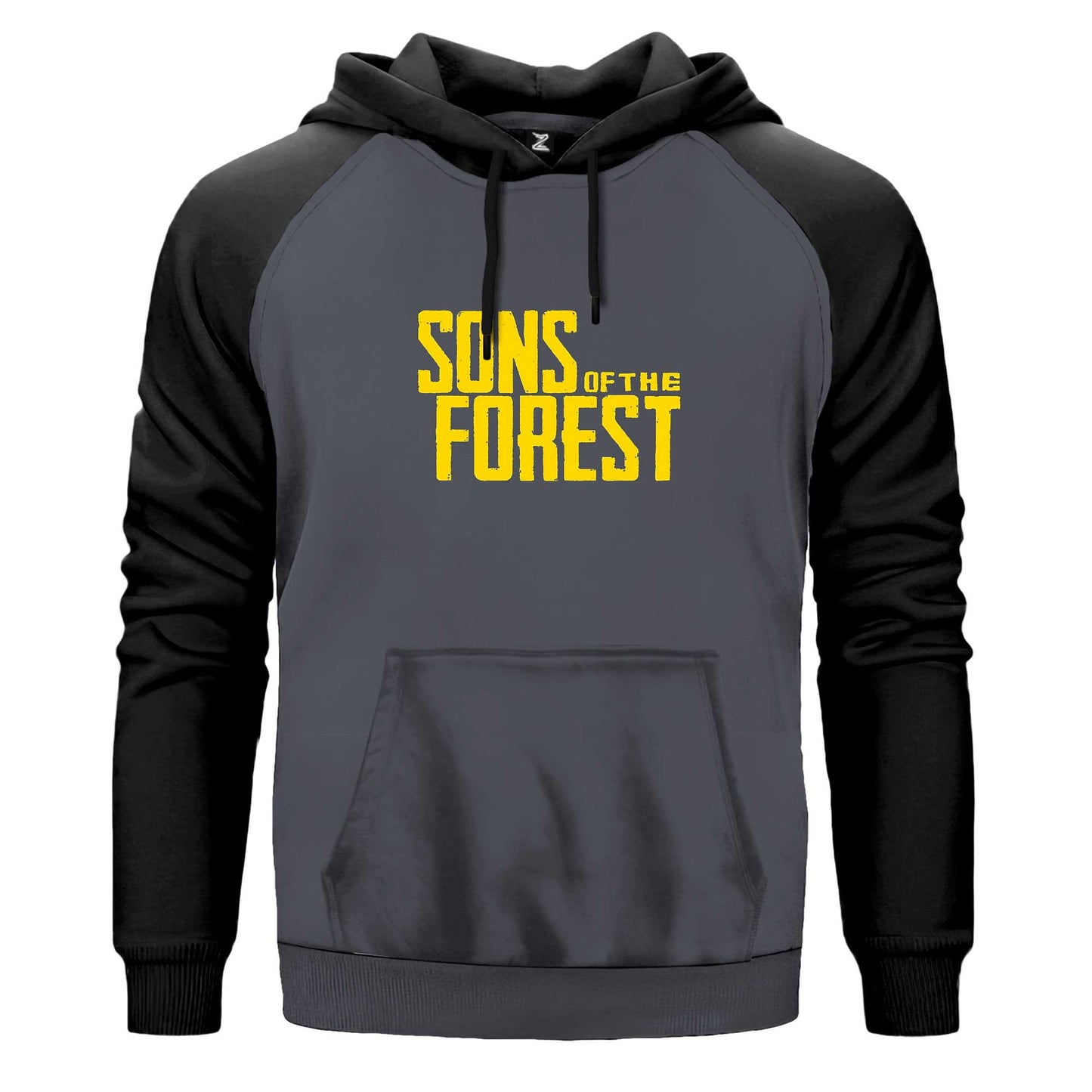 Sons Of The Forest Renkli Reglan Kol Sweatshirt Kapşonlu