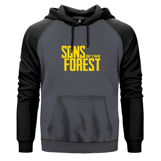 Sons Of The Forest Renkli Reglan Kol Sweatshirt Kapşonlu