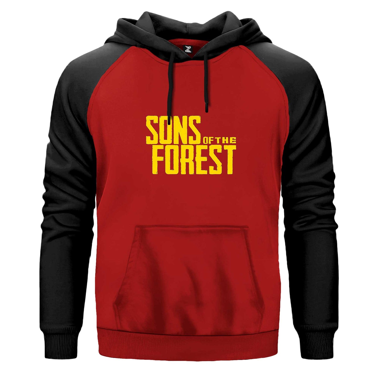 Sons Of The Forest Renkli Reglan Kol Sweatshirt Kapşonlu