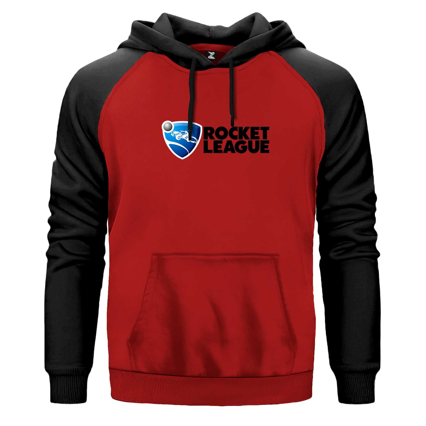 Rocket League Logo Renkli Reglan Kol Sweatshirt Kapşonlu