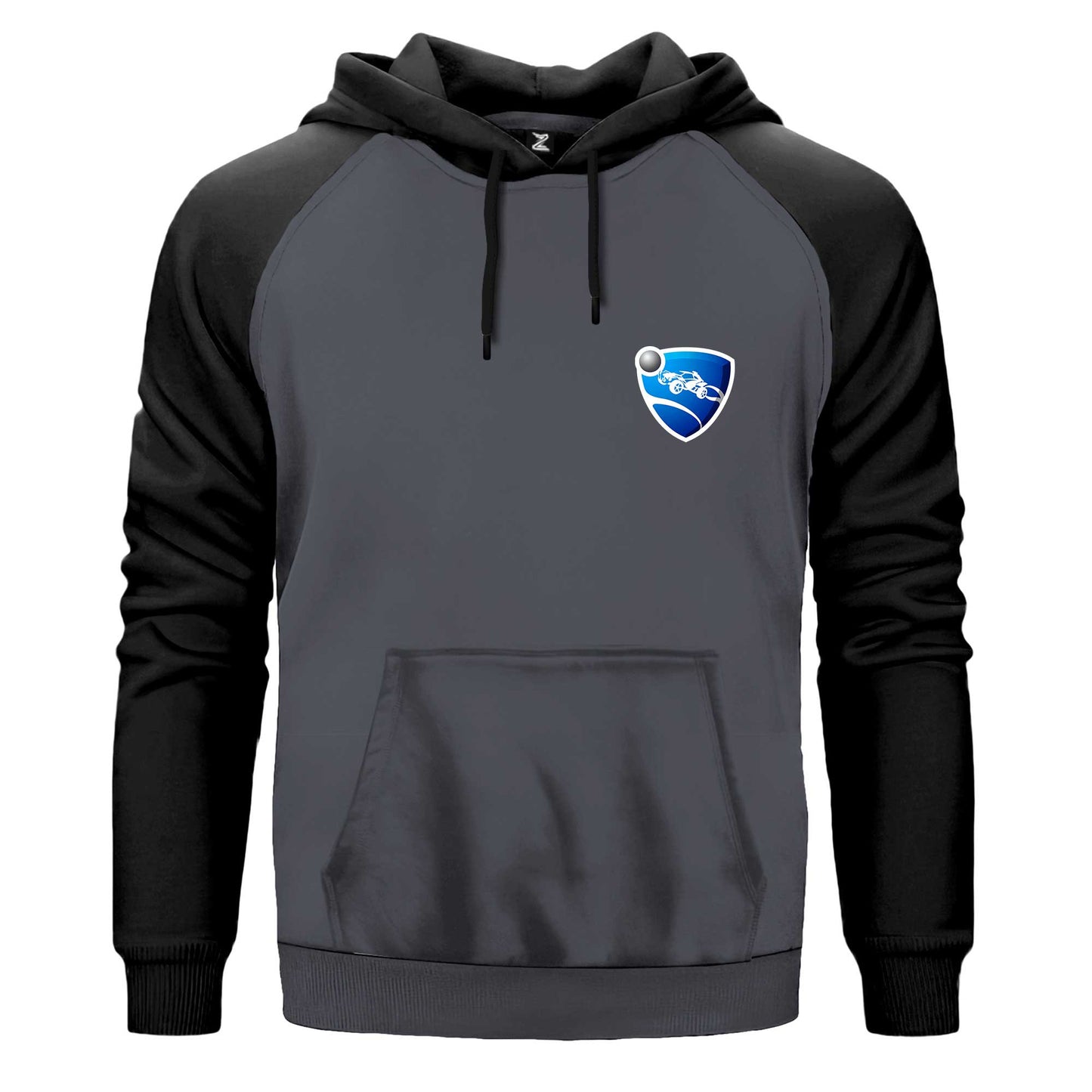Rocket League Amblem Renkli Reglan Kol Sweatshirt Kapşonlu