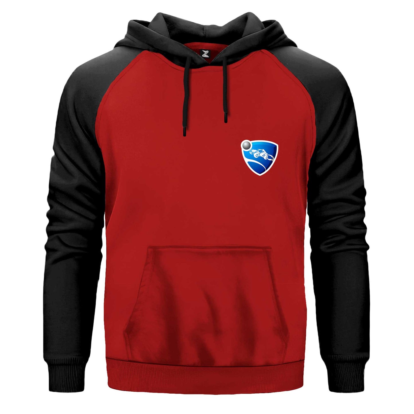 Rocket League Amblem Renkli Reglan Kol Sweatshirt Kapşonlu