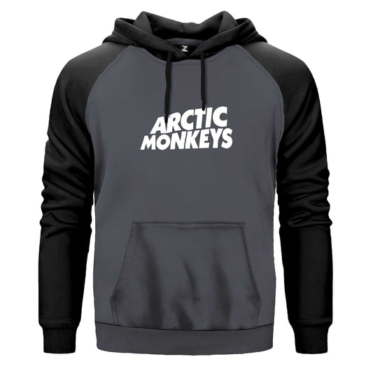 Artic Monkeys White Logo Renkli Reglan Kol Sweatshirt Kapşonlu