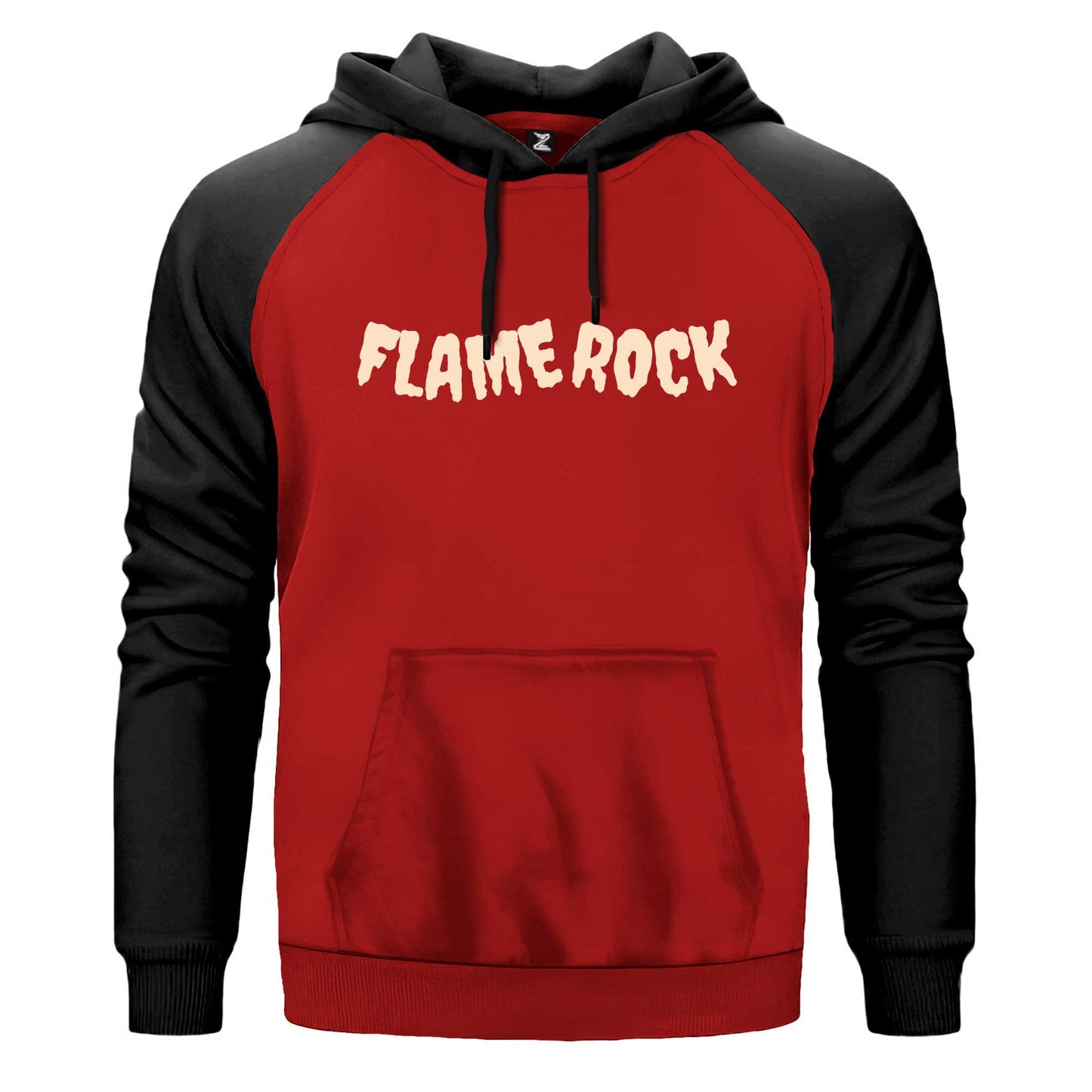 Dark Rock Musıc Renkli Reglan Kol Sweatshirt Kapşonlu