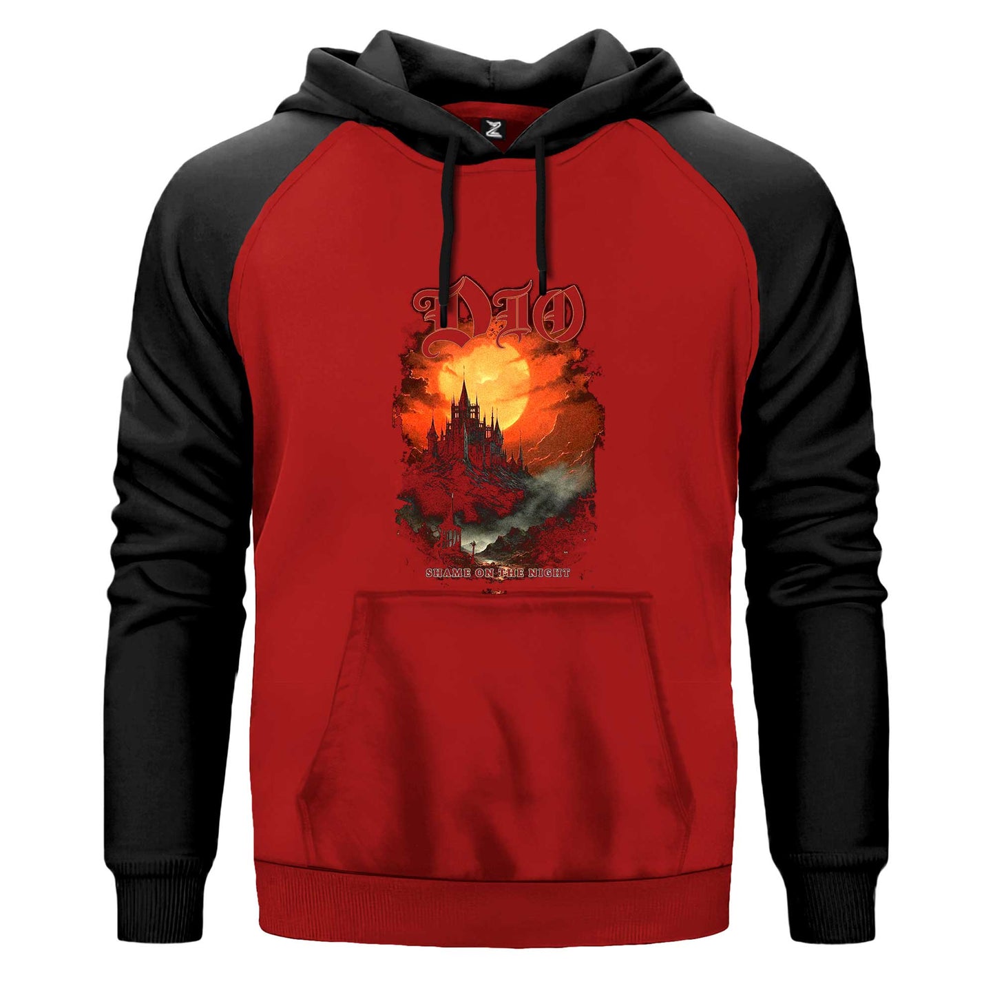 Dio Shame On The Night Renkli Reglan Kol Sweatshirt Kapşonlu