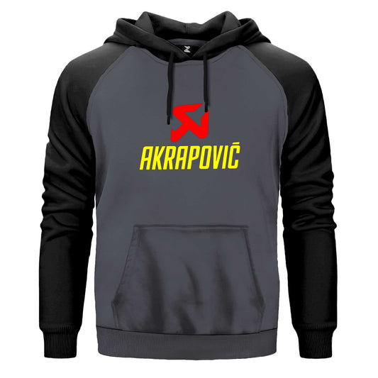 Akrapovic Renkli Reglan Kol Sweatshirt Kapşonlu