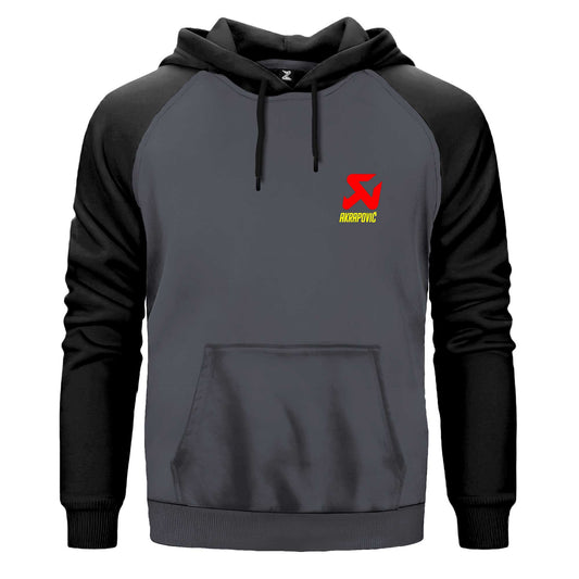 Akrapovic Logo Renkli Reglan Kol Sweatshirt Kapşonlu
