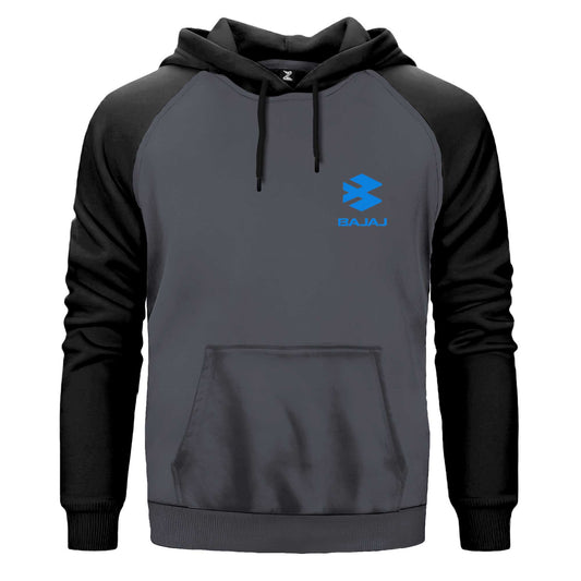 Bajaj Logo 1 Siyah Fermuarlı Kapşonlu Sweatshirt
