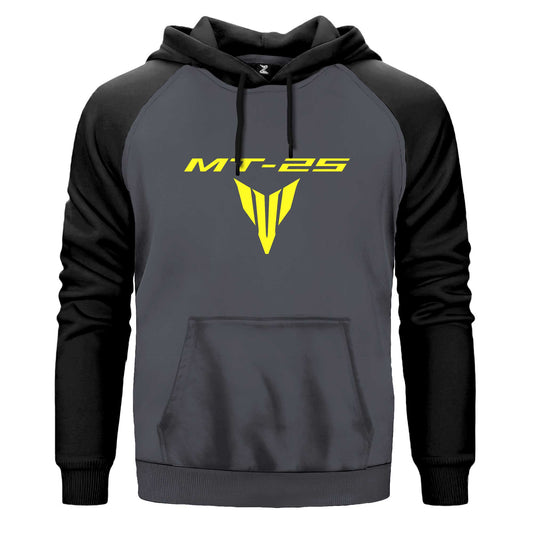 Yamaha MT 25 Logo Renkli Reglan Kol Sweatshirt Kapşonlu