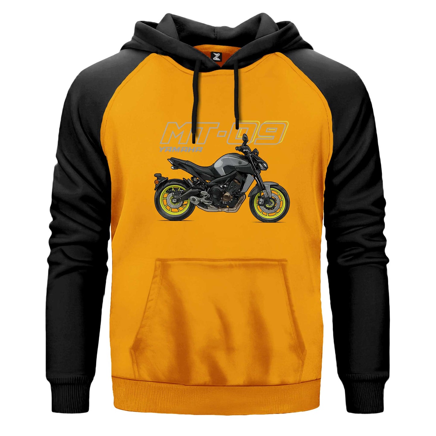 Yamaha MT 09 Renkli Reglan Kol Sweatshirt Kapşonlu