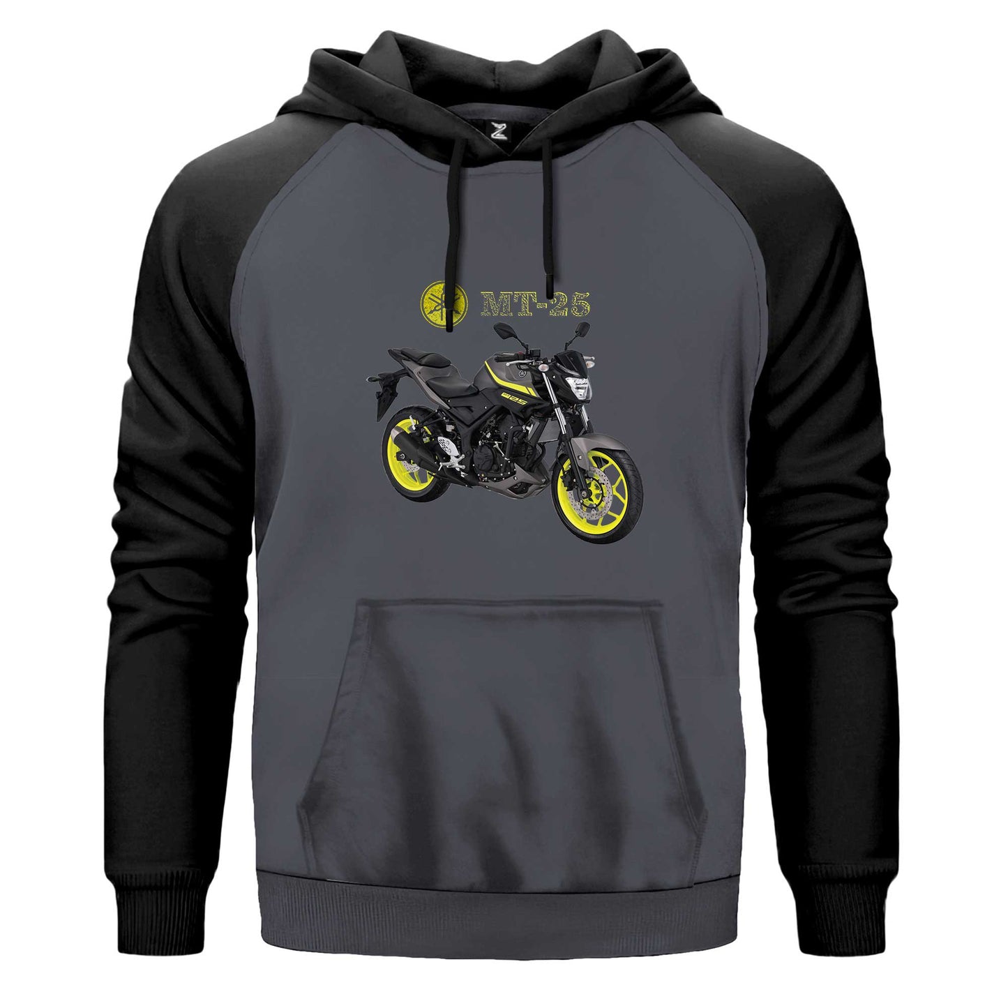 Yamaha MT 25 Renkli Reglan Kol Sweatshirt Kapşonlu