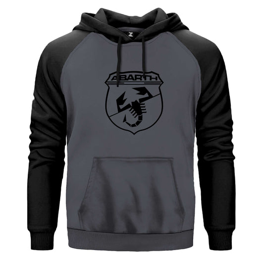 Abarth Black Logo Siyah Fermuarlı Kapşonlu Sweatshirt