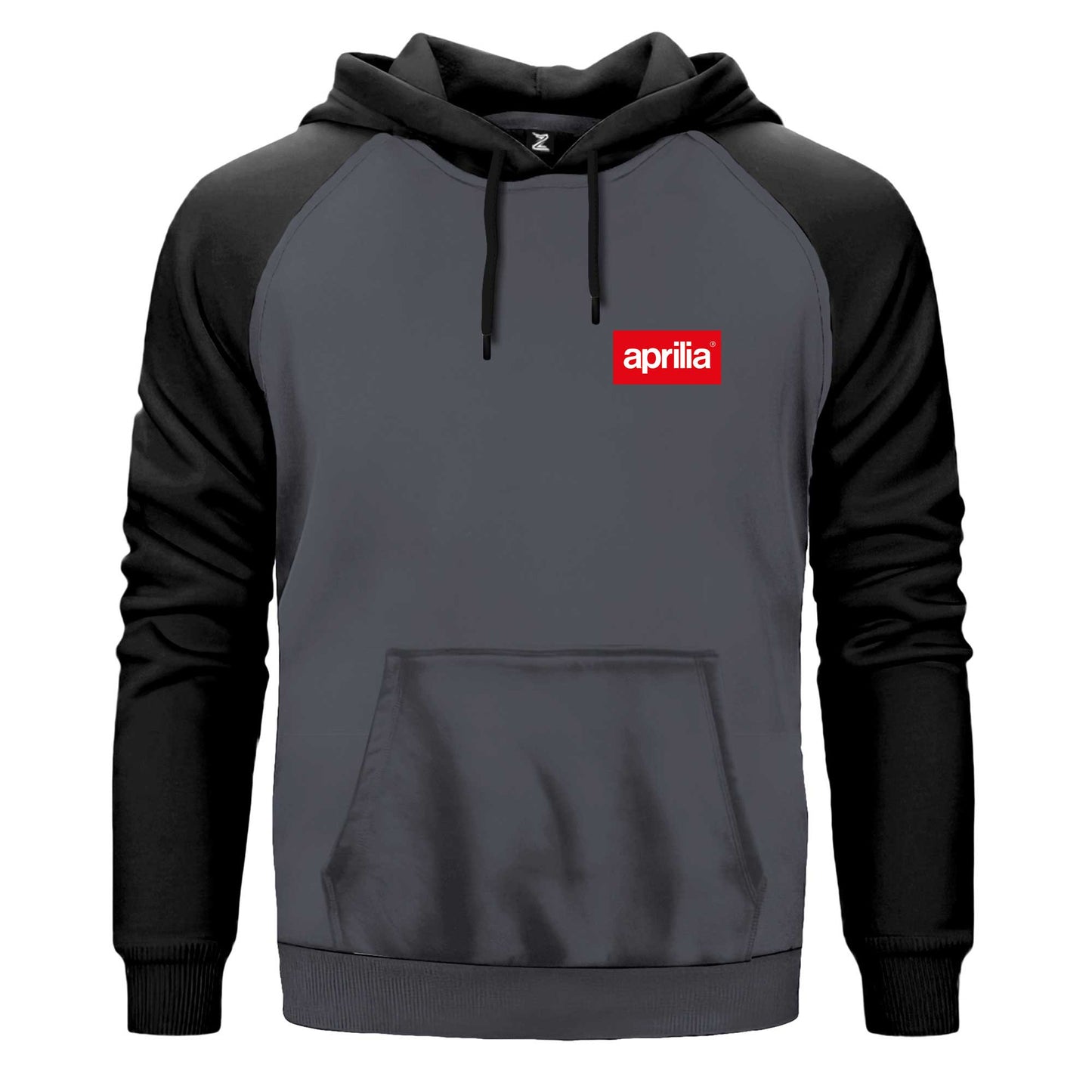 Aprilla Logo Renkli Reglan Kol Sweatshirt Kapşonlu