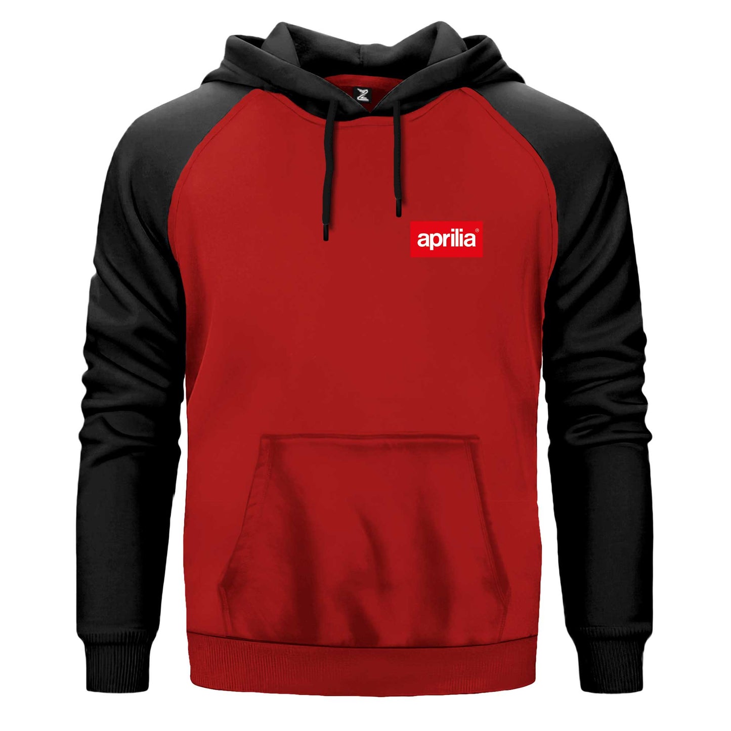 Aprilla Logo Renkli Reglan Kol Sweatshirt Kapşonlu