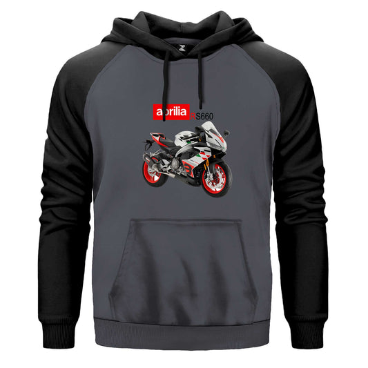 Aprilia Rs660 Siyah Fermuarlı Kapşonlu Sweatshirt