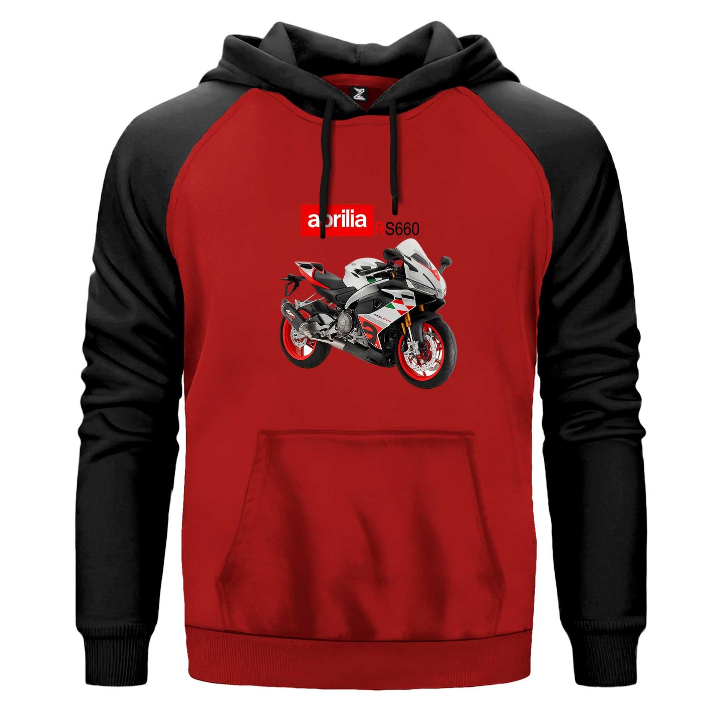 Aprilia Rs660 Siyah Fermuarlı Kapşonlu Sweatshirt