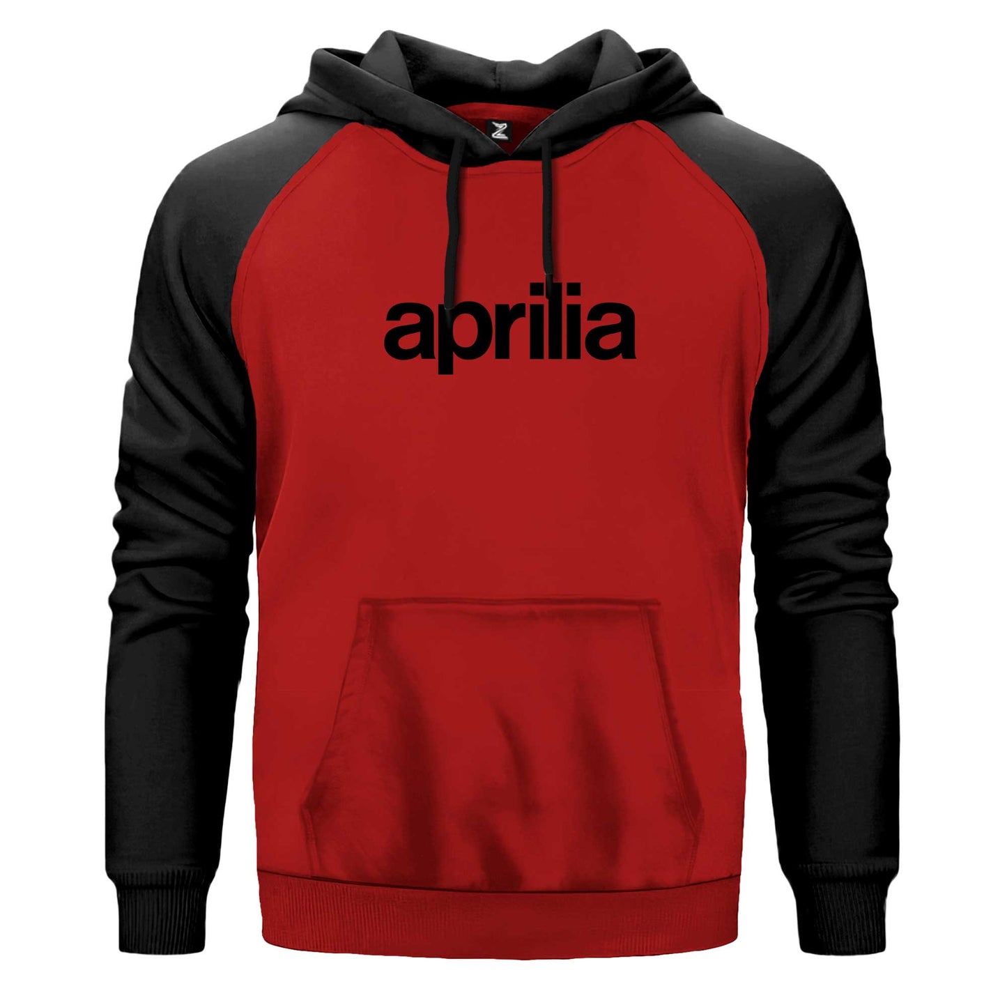 Aprilia Text Logo Renkli Reglan Kol Sweatshirt Kapşonlu