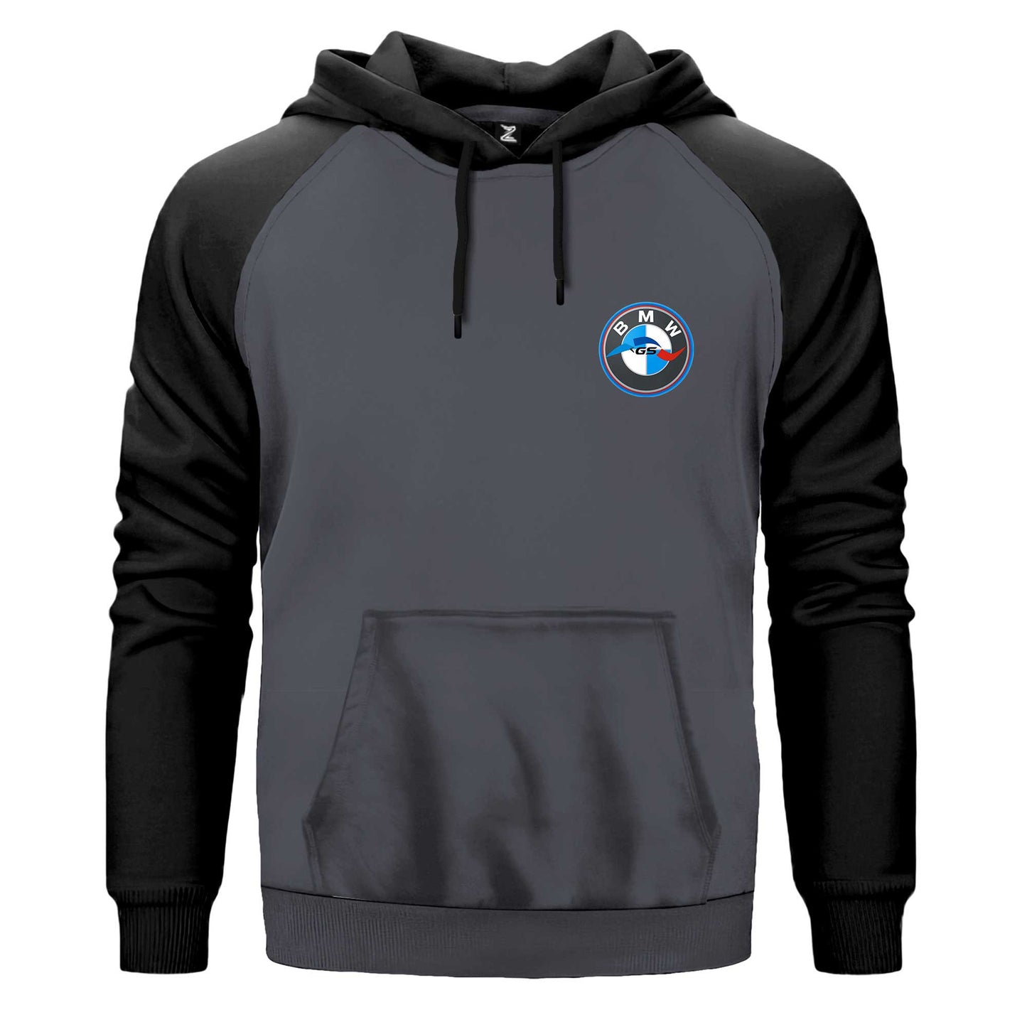 Bmw GS Logo Renkli Reglan Kol Sweatshirt Kapşonlu
