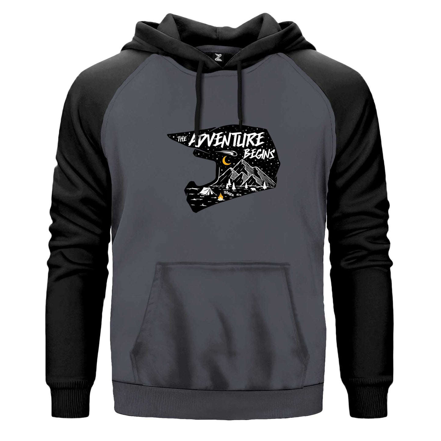 The Adv Entura Begins Renkli Reglan Kol Sweatshirt Kapşonlu