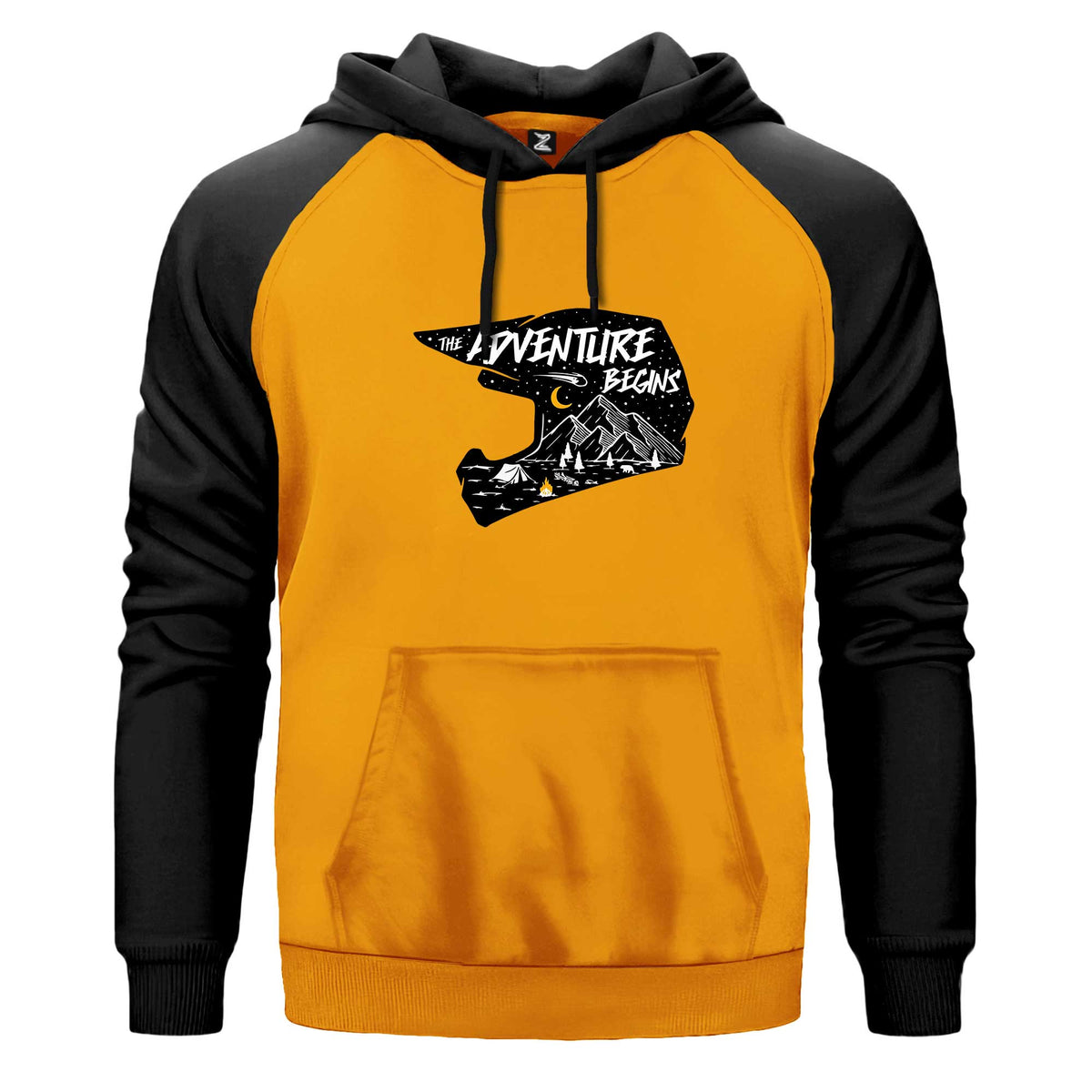 The Adv Entura Begins Renkli Reglan Kol Sweatshirt Kapşonlu