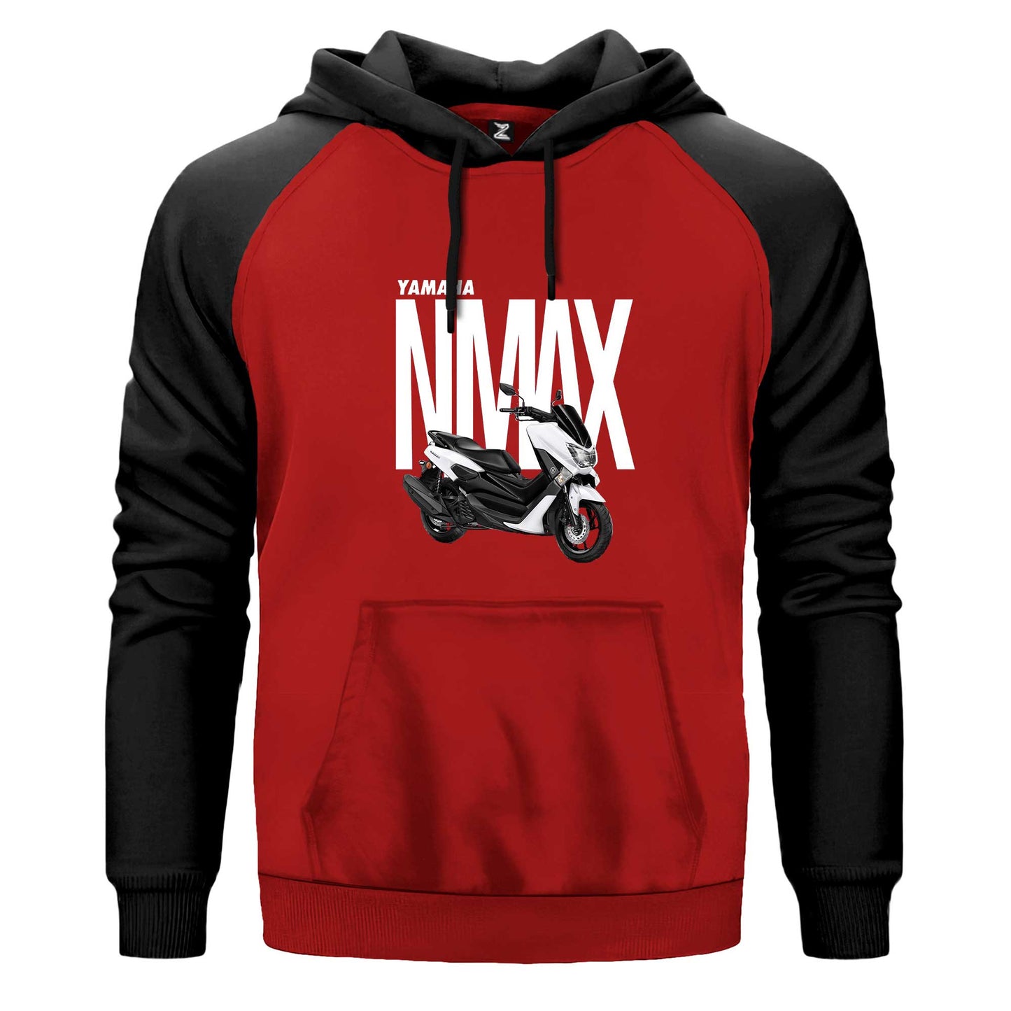 Yamaha Nmax Renkli Reglan Kol Sweatshirt Kapşonlu