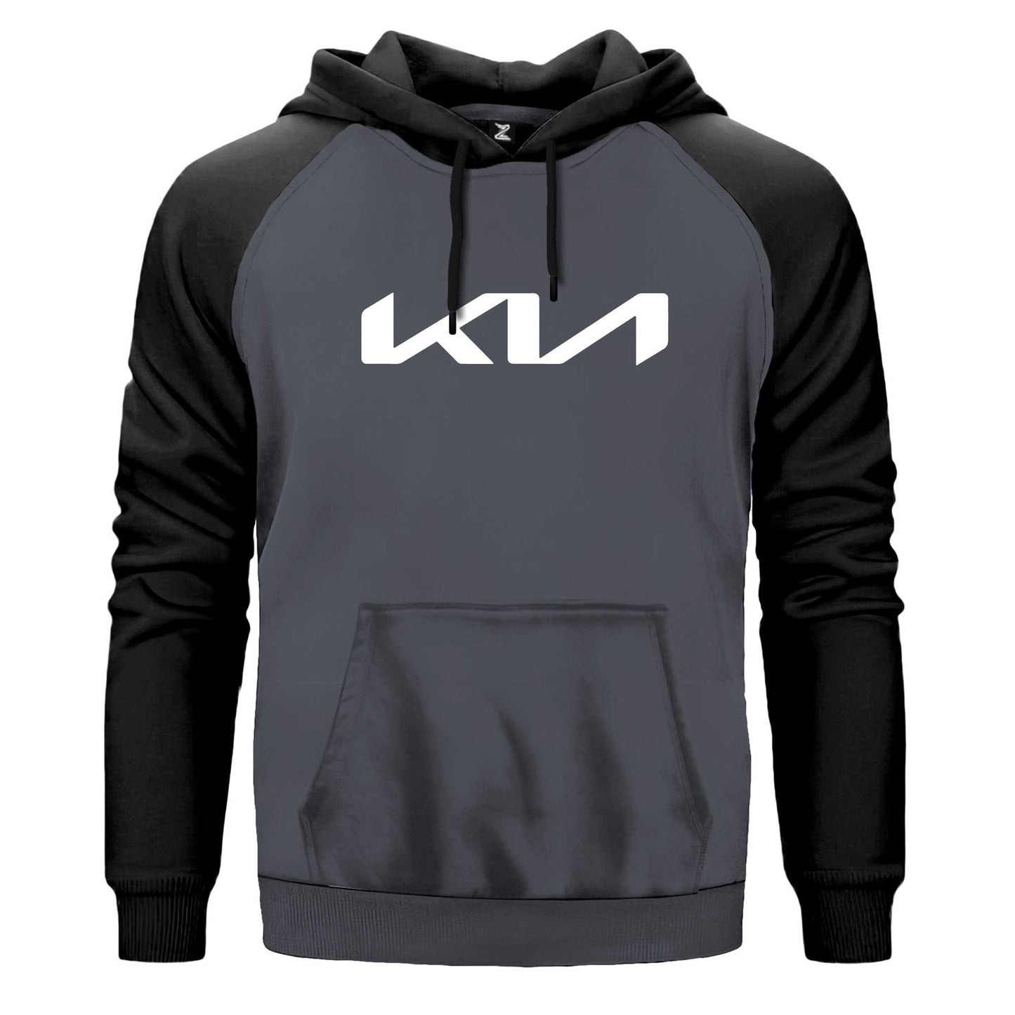 Kia New Logo Renkli Reglan Kol Sweatshirt Kapşonlu
