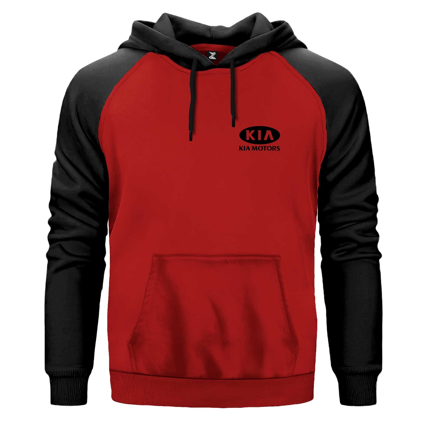 Kia Motorsport Siyah Fermuarlı Kapşonlu Sweatshirt