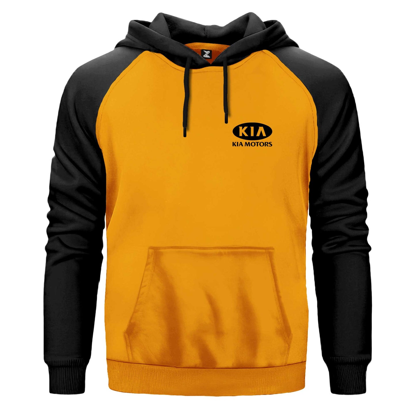 Kia Motorsport Siyah Fermuarlı Kapşonlu Sweatshirt