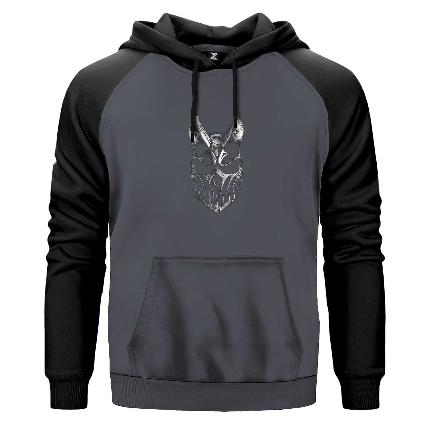 Slaughter To Prevail Silvermask Renkli Reglan Kol Sweatshirt Kapşonlu