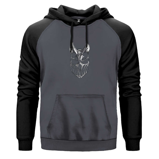 Slaughter To Prevail Silvermask Renkli Reglan Kol Sweatshirt Kapşonlu