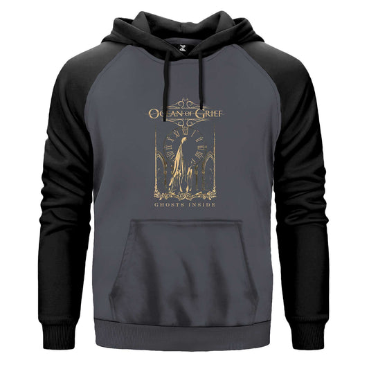 Ocean Of Grief Ghosts Inside Renkli Reglan Kol Sweatshirt Kapşonlu