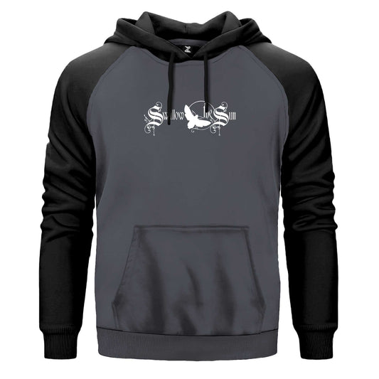 Swallow The Sun Logo Renkli Reglan Kol Sweatshirt Kapşonlu