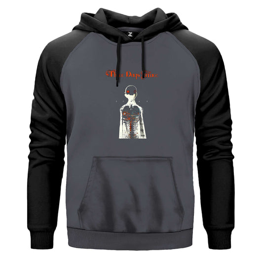 Three Days Grace Human Renkli Reglan Kol Sweatshirt Kapşonlu