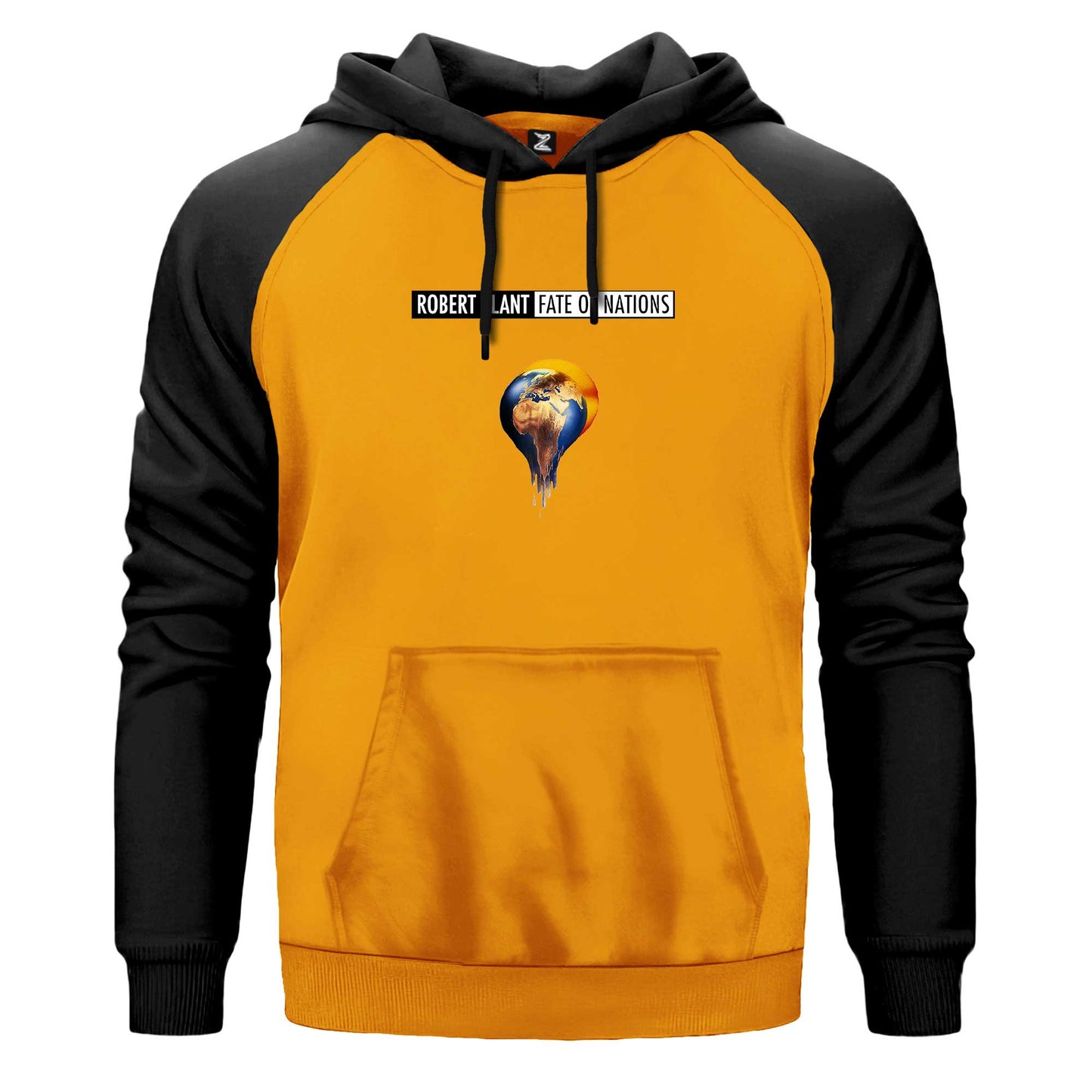 Robert Plant Fate of Nations Renkli Reglan Kol Sweatshirt Kapşonlu