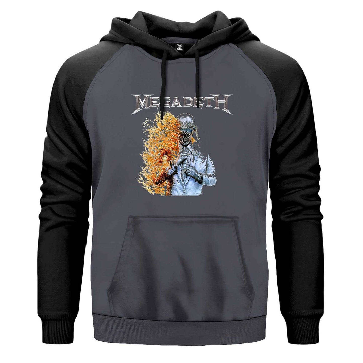 Megadeth Megadeth 2026 Renkli Reglan Kol Sweatshirt Kapşonlu