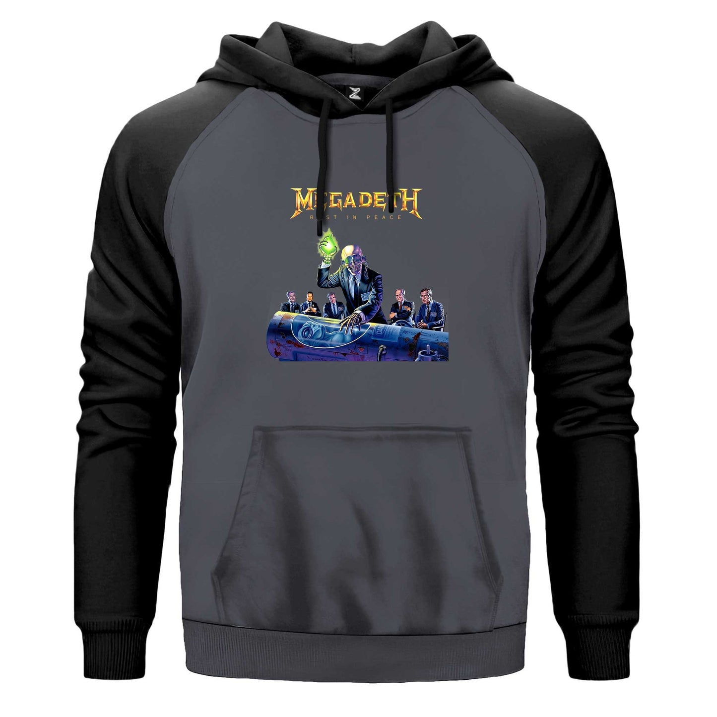 Megadeth Rust İn Peace New Renkli Reglan Kol Sweatshirt Kapşonlu