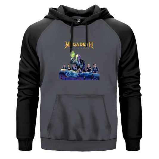 Megadeth Rust İn Peace New Renkli Reglan Kol Sweatshirt Kapşonlu