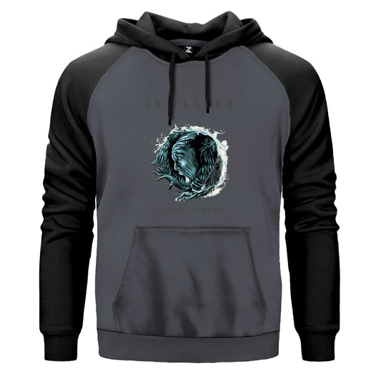In Flames Siren Charms Renkli Reglan Kol Sweatshirt Kapşonlu