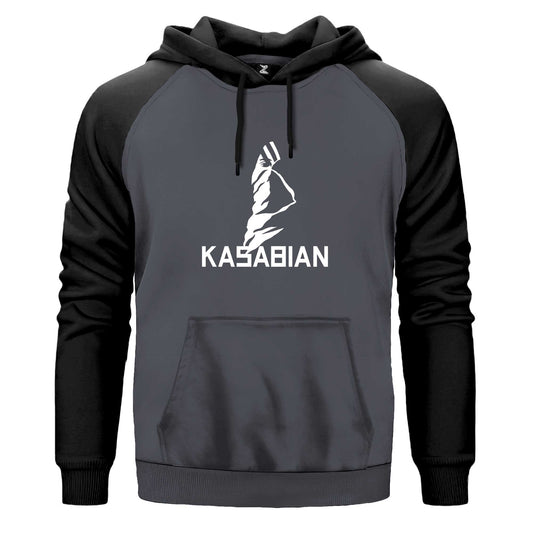 Kasabian Silüet Renkli Reglan Kol Sweatshirt Kapşonlu