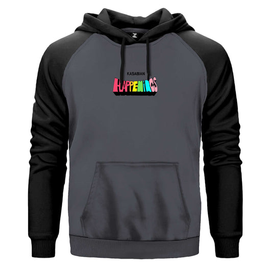 Kasabian Happenings Renkli Reglan Kol Sweatshirt Kapşonlu