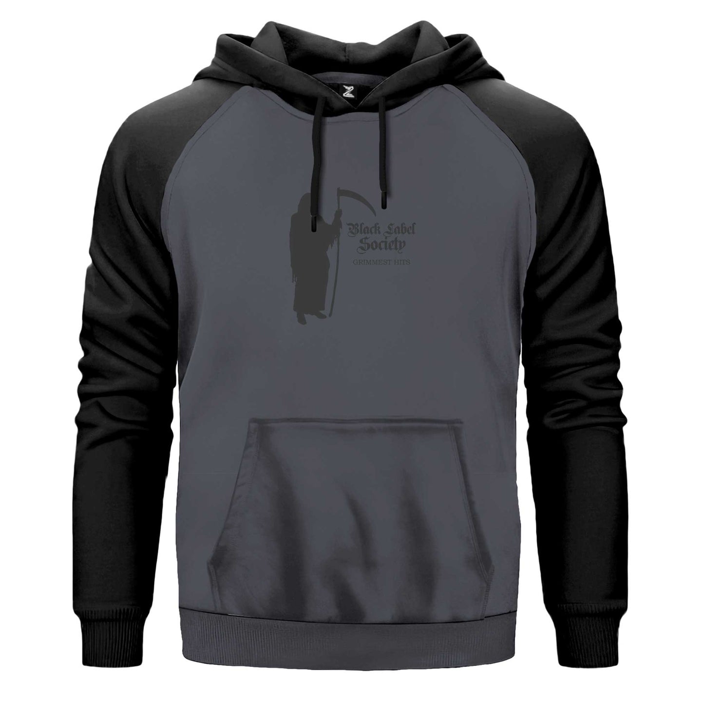 Black Label Society Grimmest Hits Renkli Reglan Kol Sweatshirt Kapşonlu
