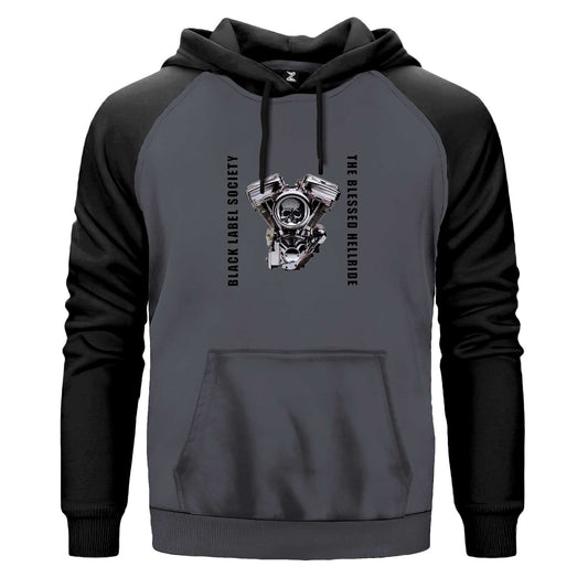 Black Label Society The Blessed Hellride Renkli Reglan Kol Sweatshirt Kapşonlu