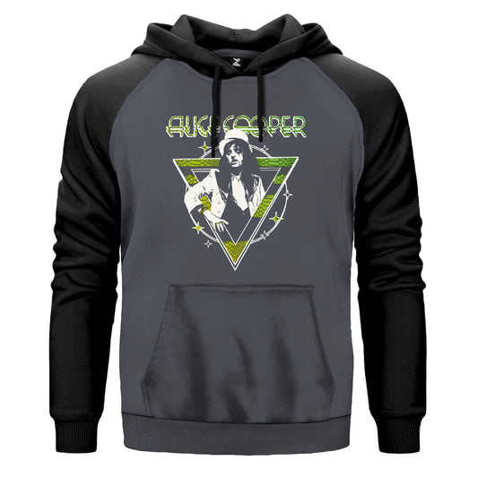 Alice Cooper Welcome To My Nightmare Renkli Reglan Kol Sweatshirt Kapşonlu