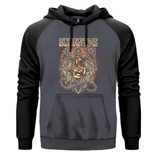 Scorpions Mind Like A Tree Renkli Reglan Kol Sweatshirt Kapşonlu